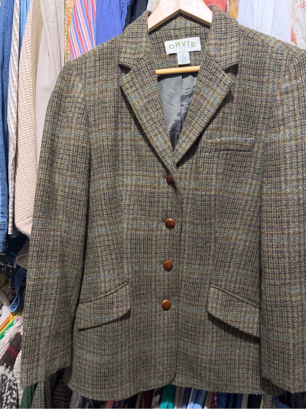 Orvis Vintage Equestrian Wool Riding Jacket